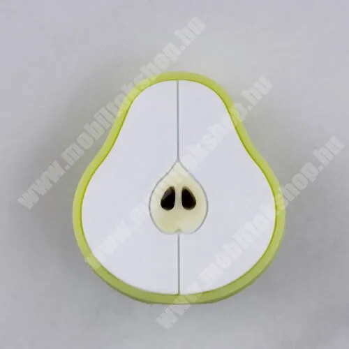 HomTom S17 Adatátvitel adatkábel / USB töltő védő szilikon - 1db - KÖRTE MINTÁS