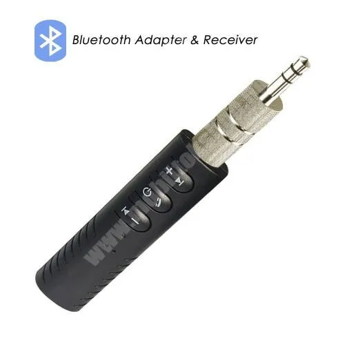 ACER Iconia Tab A511 Bluetooth audio vevő adapter - V4.1, 3,5mm jack csatlakozóba illeszthető, 60mAh beépített akkumulátor  - FEKETE