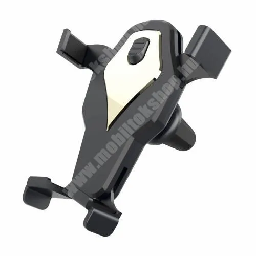 PRESTIGIO MultiPhone 7500 Gravity univerzális gépkocsi / autós tartó - szellőzőrácsra helyezhető, 360°-ban forgatható - max 98 x 107 mm-ig nyíló bölcsővel - FEKETE