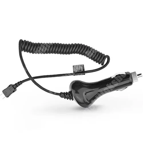 GoPro Hero 9 Szivargyújtó töltő/autós töltő - USB 3.1 Type-C spirál kábellel, 12-24VDC, DC 5V / 2A, 10W - FEKETE