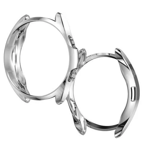  Okosóra szilikontok - GALVANIZÁLT EZÜST - SAMSUNG Galaxy Watch3 45mm (SM-R845F)