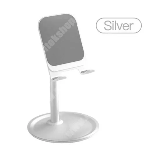 BEEX LEGEND X2 UNIVERZÁLIS alumínium asztali tartó / állvány - 5 ° ~ 45 °-os szöghez állítható, nem kihúzató!, csúszásgátló, 12 cm magas - EZÜST