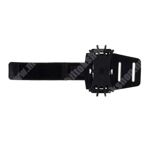 Bluboo D6 Pro UNIVERZÁLIS SPORT tok / karpánt - FEKETE - forgatható, 4-6.5"-os készülékekhez ajánlott