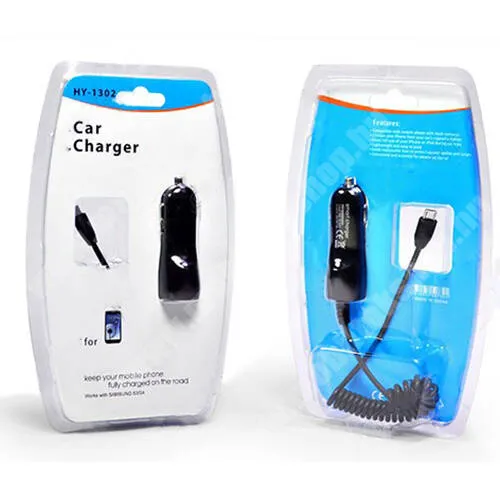 SJCAM SJ5000X Elite UNIVERZÁLIS szivargyújtós töltő / autós töltő - beépített microUSB kábel, 5W, 5V/1A - FEKETE