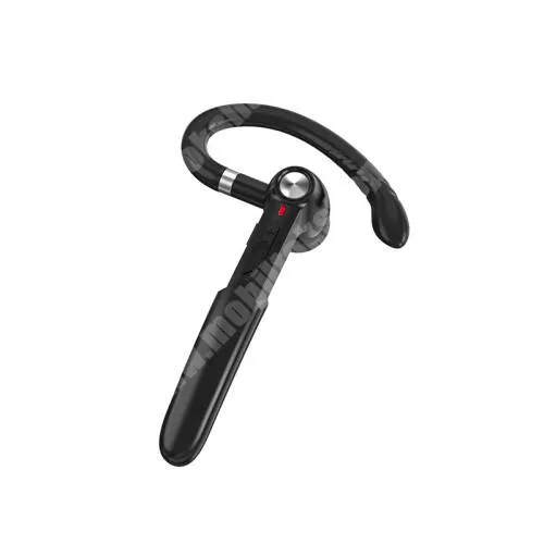  UNIVERZÁLIS ME-100 MONO bluetooth headset - FEKETE - v5.0, mikrofon, fülkampó, felvevő és hangerő szabályzó gomb, érintéssel vezérelhető, 10-12 óra beszélgetési idő, 110mAh beépített akkumulátor, forgatható jobb és bal fülhöz is használható