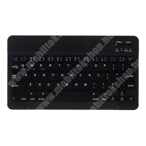 Evolveo StrongPhone Q8 LTE UNIVERZÁLIS hordozható BLUETOOTH billentyűzet - v3.0, ANGOL kiosztású!, 72 óra használati idő, beépített 150mAh akkumulátor - FEKETE