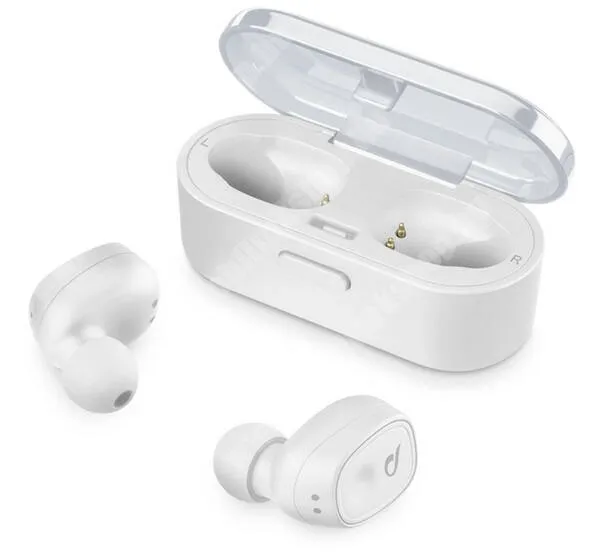  CELLULARLINE SHADOW TWS SZTEREO BLUETOOTH HEADSET - v5.0, ultrakönnyű, mikrofon, aktív zajszűrő, támogatja az fülhallgató külön használatát, töltőtok - FEHÉR - BTSHADOWTWSW - GYÁRI