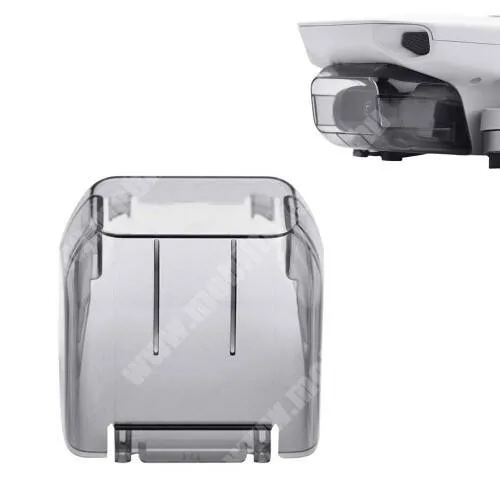  DJI Mavic Mini-hez műanyag kamera / objektív védőburkolat - porvédő, szállítás közben védi a karcoktól, 35 x 27 x 40mm - ÁTTETSZŐ
