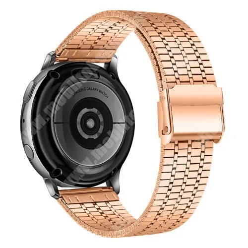 Xiaomi Mibro Watch Lite2 (XPAW011) Fém okosóra szíj - ARANY - rozsdamentes acél, csatos, 84+110mm hosszú, 22mm széles - HUAWEI Watch GT / Watch 2 Pro / Honor Watch Magic / Watch GT 2 46mm / Xiaomi Amazfit / Amazfit 2 / Fossil Q MARSHAL Gen2