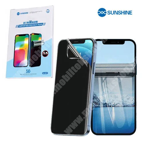  SUNSHINE Hydrogel TPU képernyővédő fólia - Anti-Peep, Betekintés elleni védelemmel! - 1db, a teljes képernyőt védi - SAMSUNG Galaxy Z Flip3 5G - GYÁRI