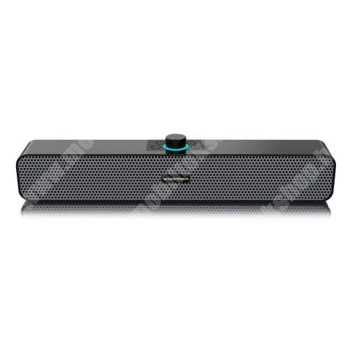 Wiko View3 WIWIPENDA L6 hordozható bluetooth hangszóró / soundbar  - V5.0, 2x 3W teljesítmény, 1200mAh beépített akkumulátor, AUX, TF kártyaolvasó, USB port, 385 x 65 x 55mm - FEKETE