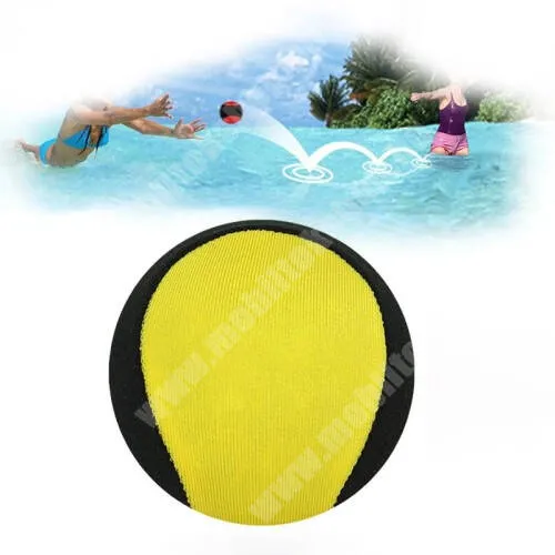 VODAFONE Smart Tab III 7 Bouncing Ball vízen pattanó labda - 5.6cm átmérőjű, bármilyen vízfelületen használható, speciális kialakításának köszönhetőn szinte kacsázik a vízen - SÁRGA / FEKETE