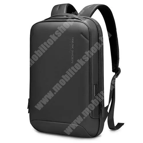 Evolveo StrongPhone Q8 LTE Mark Ryden™ Campus laptop hátizsák - FEKETE - 17,3"-os méretű laptopokig, tabletig használaható tároló zseb, vízálló oxford szövet, YKK cipzár, USB port, 44 x 12 x 32cm, állítható vállpánt - MR9008 - GYÁRI