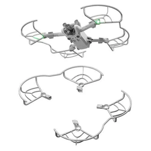  SUNNYLIFE DJI Mini 3 Pro drónhoz propeller védőburkolat - 1szett / 4db, 92g, műanyag, gyors-kioldású - SZÜRKE