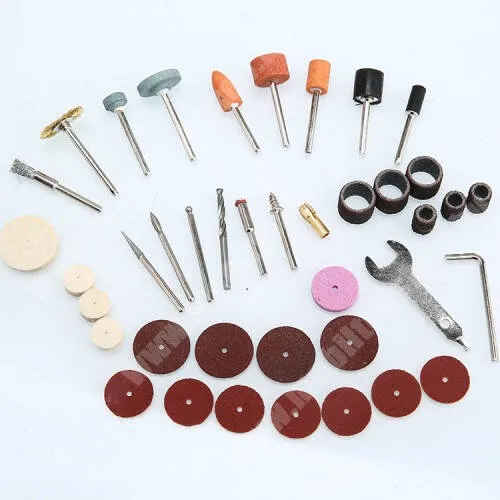 VODAFONE Smart Tab III 7 Univerzális csiszoló szerszámkészlet fúrógéphez - 40db-os készlet, csiszoláshoz, polírozáshoz, élezéshez és fúráshoz