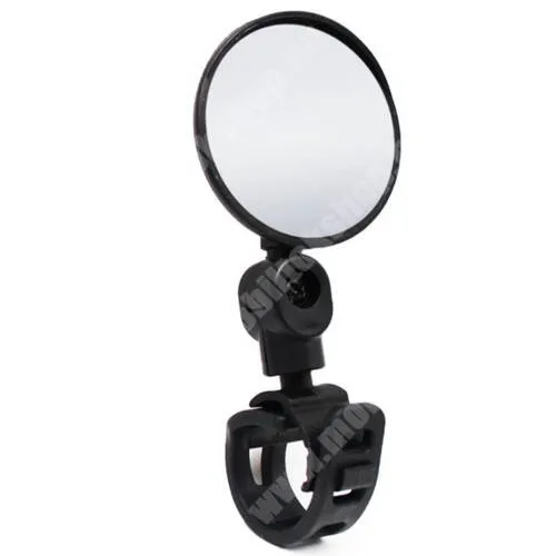 PRESTIGIO MultiPhone 5500 Duo UNIVERZÁLIS motoros, biciklis, kerékpáros visszapillantó tükör - 1db, tükör átmérője: 8cm, szilikonos állítható rögzítő, 360°-ban forgatható, 180°-ban dönthető - FEKETE