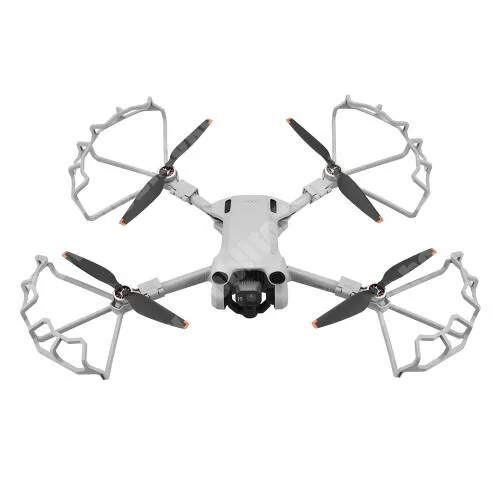  EWB9262 DJI Mini 3 Pro drónhoz propeller védőburkolat - 1szett / 4db, 45g, 9cm sugarú, műanyag, gyors-kioldású, félig zárt - SZÜRKE