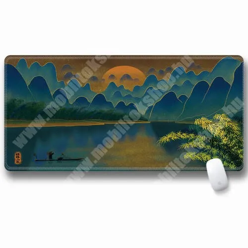 VODAFONE Smart Tab III 7 UNIVERZÁLIS GAMER Egérpad billentyűzet és egér alá - nagy méretű, csúszásmentes, vízlepergető, szövet, 300 x 600 x 2mm - GUILIN MINTÁS