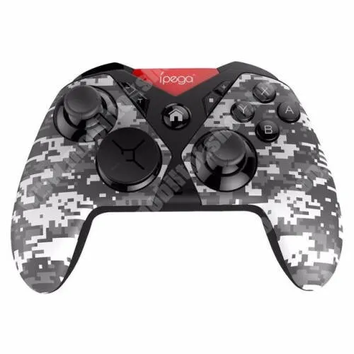 VODAFONE Smart Tab III 7 IPEGA PG-SW001 UNIVERZÁLIS Kontroller / Joystick - Bluetooth vagy vezetékes csatlakozás, Type-C port, Nintendo Switch / Android / PC-vel kompatibilis, FPS játékokhoz, gamepad, rezgőmotor, beépített 650mAh akkumulátor, 6óra játékidő - SZÜRKE TEREPMINTÁS - 