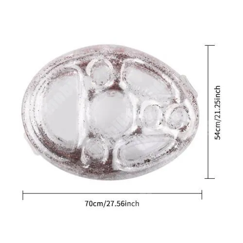 VODAFONE Smart Tab III 7 UNIVERZÁLIS felfújható italtartó / tálca - több fakkos, oldalsó fogantyúk, mini bár a medencébe, strand - ÁTLÁTSZÓ