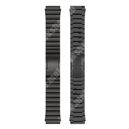 Fossil Gen 6 Smartwatch FTW4062 Fém okosóra szíj - SZÜRKE - rozsdamentes acél, speciális pillangó csat, gyorskioldós szemek, 100mm+120mm hosszú, 22mm széles - SAMSUNG Galaxy Watch 46mm / Watch GT2 46mm / Watch GT 2e / Galaxy Watch3 45mm / Honor MagicWatch 2 46mm