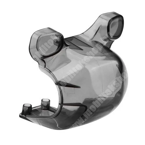  BRDRC DJI Mini 3-hoz műanyag kamera / objektív védőburkolat - porvédő, szállítás közben védi a karcoktól, 10g, 68x64x70mm - ÁTTETSZŐ FEKETE