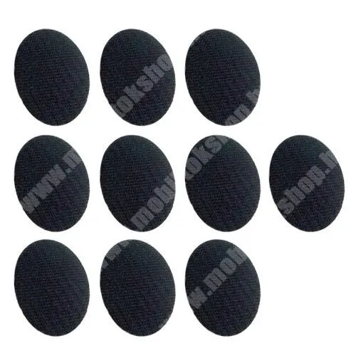 Jolla Jolla C UNIVERZÁLIS öntapadós csúszásgátló tépőzáras tapasz  - 1szett / 10db, öntapadós, 60mm átmérő, sík sima felületekre - FEKETE