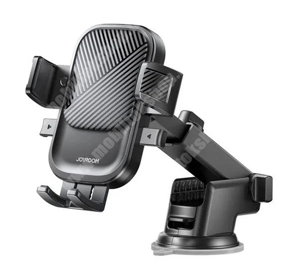 Evolveo StrongPhone Q8 LTE JOYROOM autós telefontartó, állvány - FEKETE - tapadókorongos, szélvédőre vagy műszerfalra rögzíthető, automata, 360°-ban elforgatható, 4.7-6.8"-os készülékekhez - JR-OK6 - GYÁRI