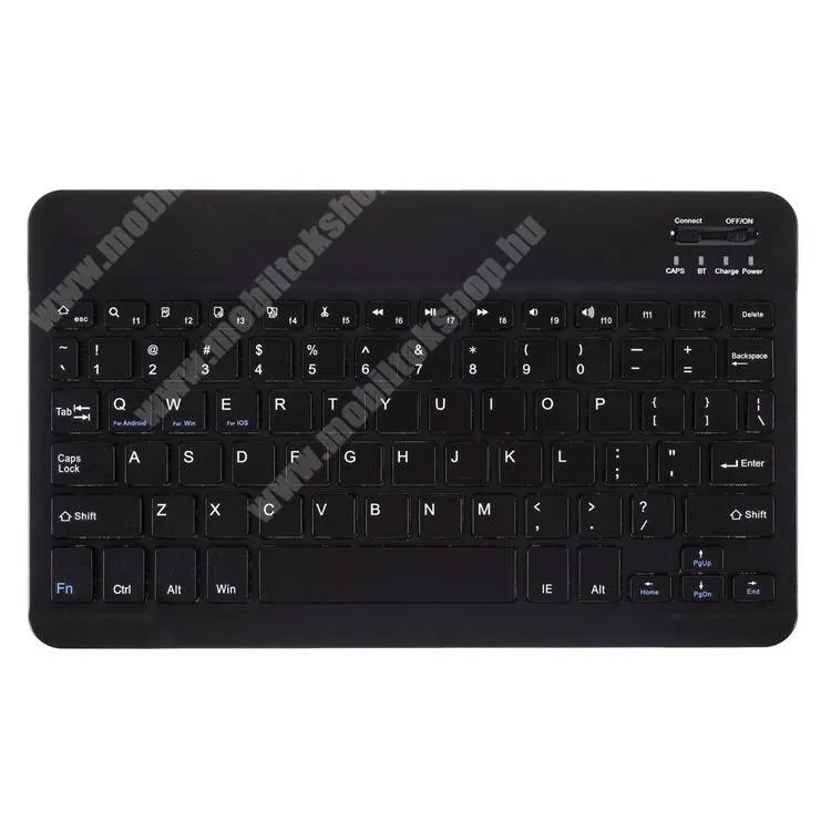 PRESTIGIO MultiPhone 5504 DUO UNIVERZÁLIS hordozható BLUETOOTH billentyűzet, v3.0, QWERTY ANGOL kiosztású, beépített 200mAh akkumulátor, Fekete