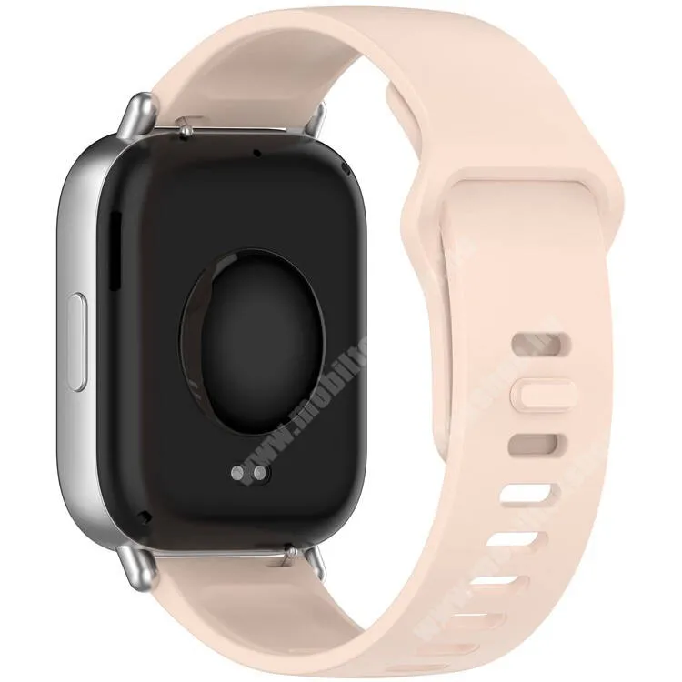 Doogee D11 Okosóra szíj, Szilikon, Sport, Állítható, 118+98,5mm hosszú, 22mm széles, Rózsaszín, Garmin Forerunner 265, Venu 3 45mm, Xiaomi Watch S1 Pro, Amazfit GTR 4 46mm, Huawei Watch Ultimate, Watch4 Pro, Realme Watch 3 Pro