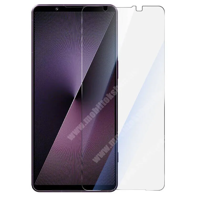  Sony Xperia 1 VII, Rurihai előlapvédő karcálló edzett üveg, üvegfólia, 2.5D, 0,26mm, 9H, A képernyő sík részét védi