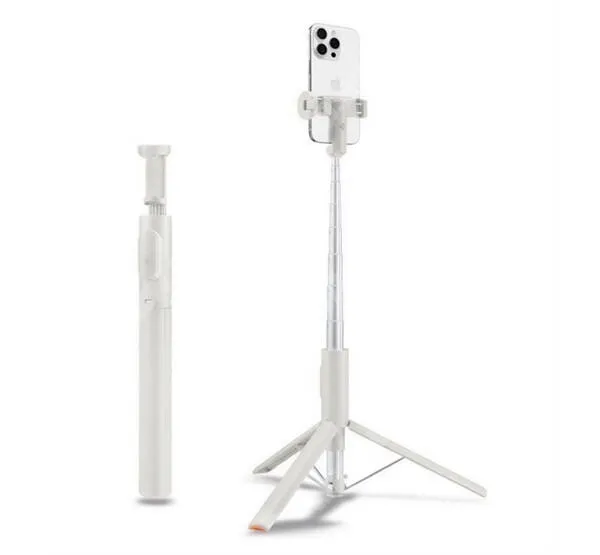 Infinix Note 12i 2022 Spigen teleszkópos selfie bot és tripod állvány, 31-146cm-ig állítható, Bluetooth kioldó, AMP09337, Fehér
