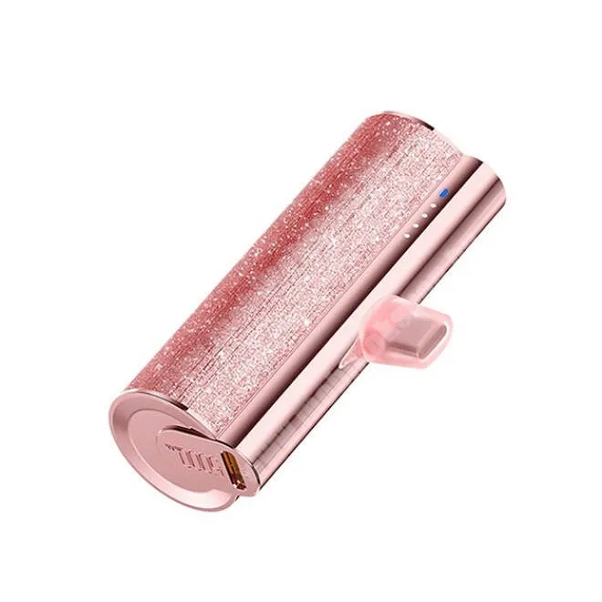 VODAFONE Smart Tab III 7 Veger Lipstick-C power bank, Vésztöltő, 1 x USB-C csatlakozó 5000mAh, PD 3.0, W0573, Rose Gold