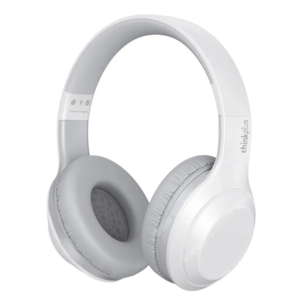 PRESTIGIO MultiPhone 5500 Duo Lenovo Thinkplus TH10 fejhallgató, Headset, Sztereó, Bluetooth v5.0, 3,5mm jack aux, Mikrofon, Összecsukható, Fehér