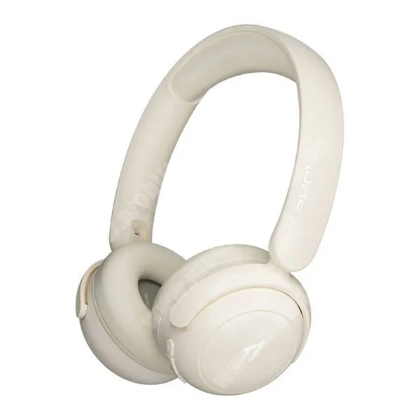 BEEX S4 1MORE SonoFlow Mini HQ20 fejhallgató, Vezeték nélküli, Sztereo, Bluetooth v5.3, Mikrofon, Aktív zajszűrő, Gyerek méret!, Összecsukható, Bézs