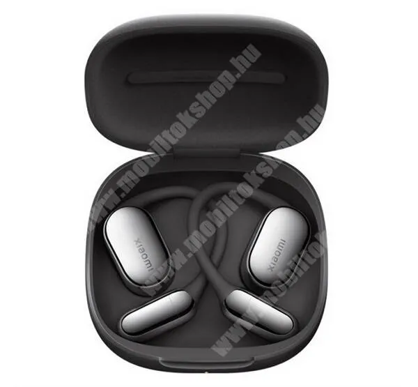  Xiaomi Openwaer Pro bluetooth fülhallgató, Headset, Sztereó, v5.3, TWS, Töltőtok, Mikrofon, Fülre akasztható, BHR080IGL, Fekete