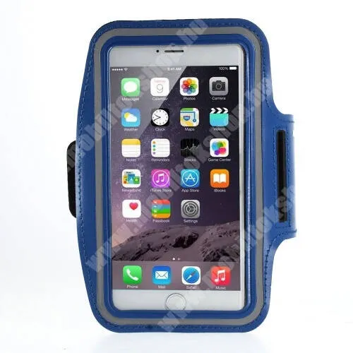  SPORT tok / karpánt - SÖTÉTKÉK / SZÜRKE - APPLE iPhone 6 Plus méret