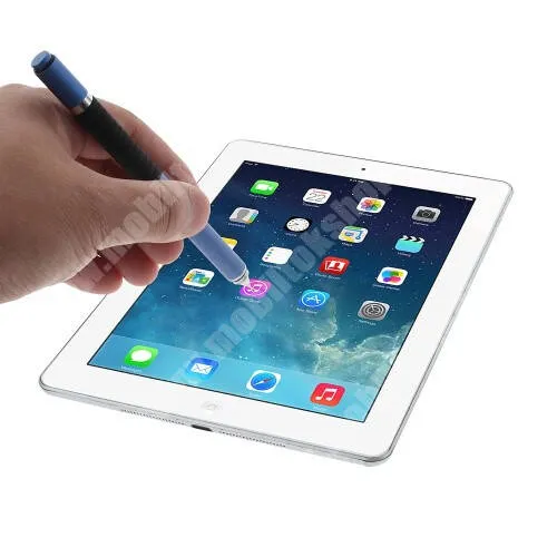 Wiko View3 Érintőképernyő ceruza / golyóstoll - kapacitív kijelzőhöz, KÉZÍRÁSRA, RAJZOLÁSRA ALKALMAS - KÉK